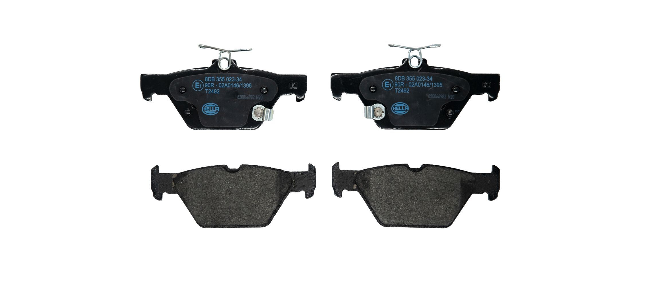 Τακάκια φρένων HELLA 8DB 355 023-341 HELLA 8DB 355 023-341 Τακάκια φρένων SUBARU LEGACY 2019