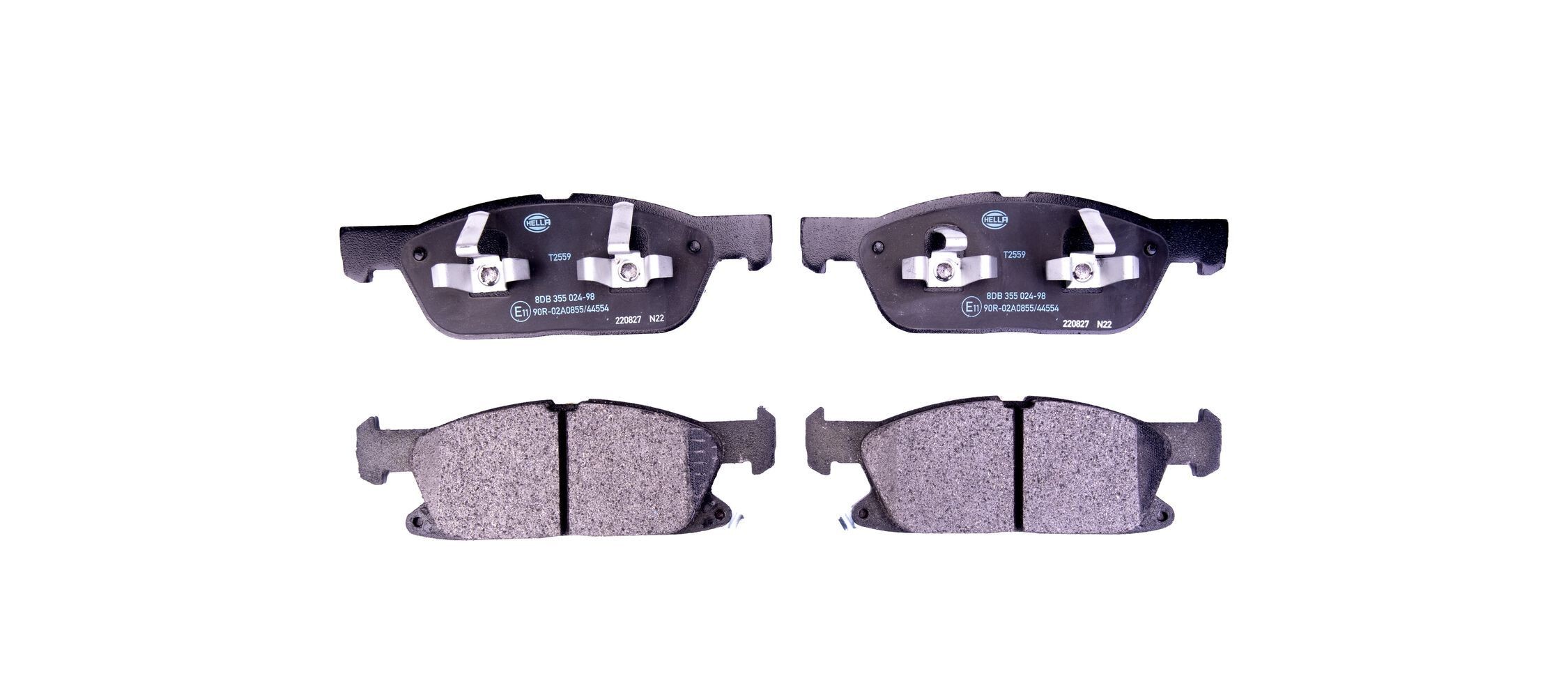 HELLA Plaquettes de frein 8DB 355 024-981 HELLA Plaquette de frein sport FORD 8DB 355 024-981