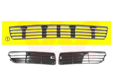 VAN WEZEL Bumper grill 0323501 VAN WEZEL 0323501 Bumper grill