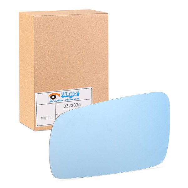 Vidro de espelho, espelho retrovisor exterior VAN WEZEL 0323835 VAN WEZEL 0323835: Vidro espelho retrovisor Audi A3 2000
