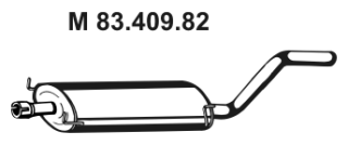 EBERSPÄCHER Silencieux intermédiaire 83.409.82 83.409.82 Silencieux intermédiaire EBERSPÄCHER SUBARU OUTBACK
