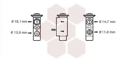 VAN WEZEL Expansionsventil, Klimaanlage 06001085 VAN WEZEL 06001085 Expansionsventil MINI Kosten