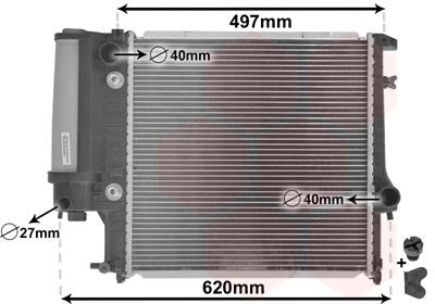 VAN WEZEL Radiators, Motora dzesēšanas sistēma 06002125 VAN WEZEL 06002125 Ūdens radiatori BMW E36 Compact cena