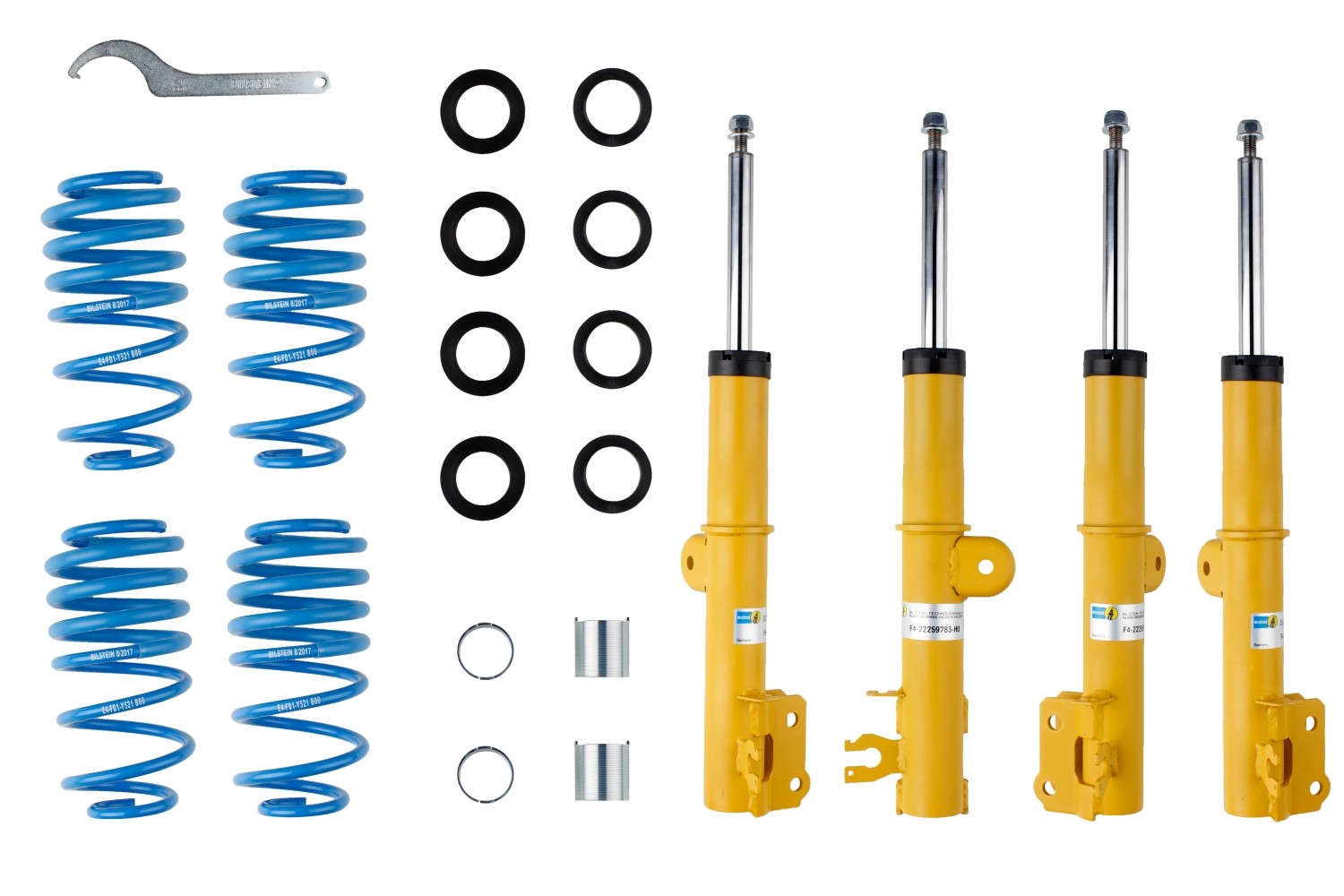 Balstiekārtas komplekts, Atsperes / Amortizatori BILSTEIN 47-259751 BILSTEIN - B14 PSS 47-259751 Atsperu un piekares amortizatoru komplekts JEEP GRAND CHEROKEE 1999