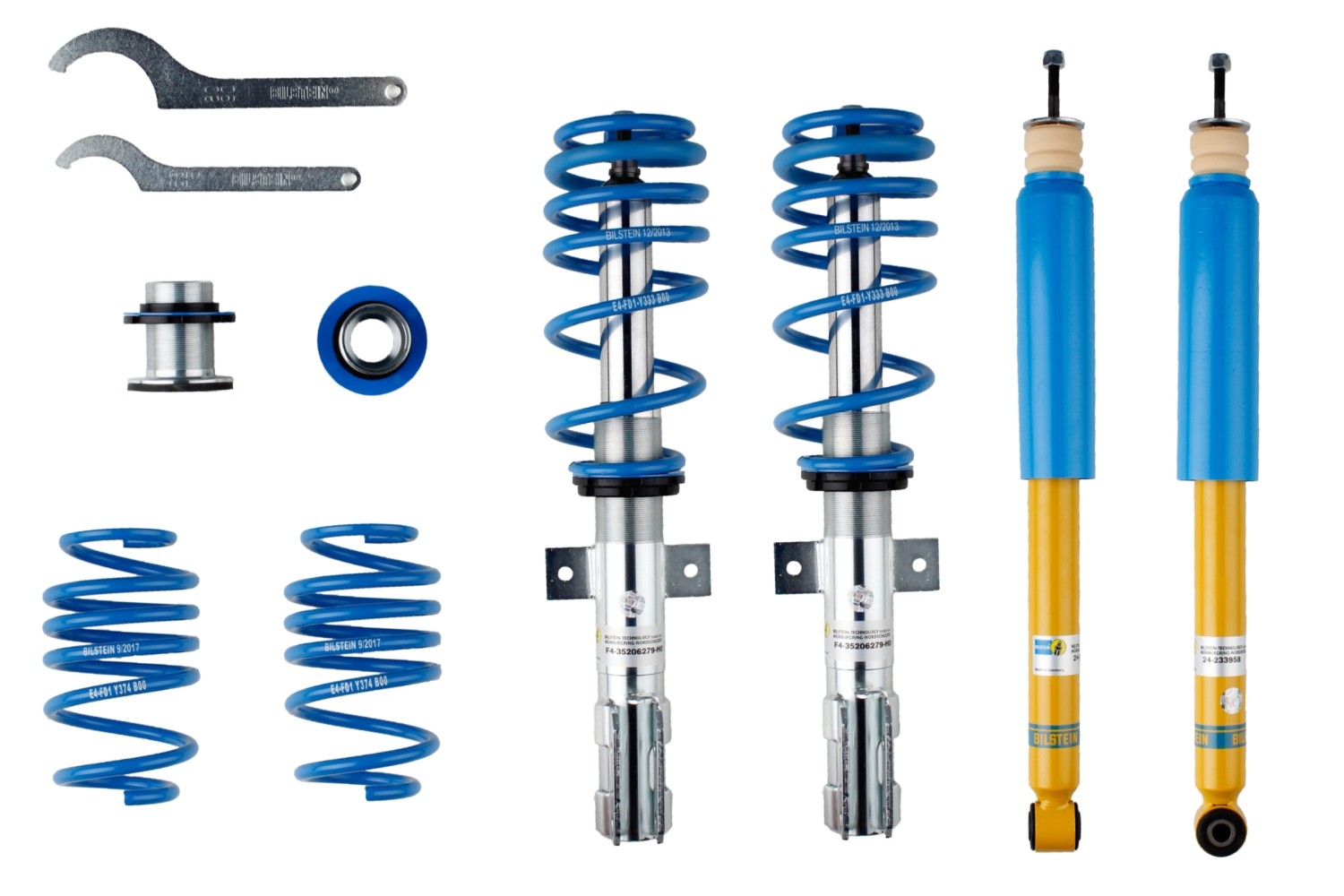 BILSTEIN Suspension kit, coil springs / shock absorbers 47-281387 47-281387 BILSTEIN sport suspension for RENAULT MEGANE