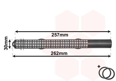 VAN WEZEL Kuivain, ilmastointilaite 0600D298 VAN WEZEL 0600D298 Mini Paceman R61 ilmastoinnin kuivain hinta
