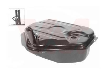 VAN WEZEL Degvielas tvertne 0605081 0605081 Degvielas tvertne HYUNDAI i20 VAN WEZEL