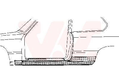 VAN WEZEL Bas de caisse 0606.01 BMW Série 3 Bas de caisse VAN WEZEL 0606.01