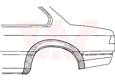 VAN WEZEL Küljesein 0626145 Küljesein BMW F15, F85 0626145 VAN WEZEL