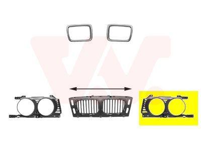 VAN WEZEL Radiator Grille 0635411 BMW X1 VAN WEZEL radiator grille 0635411