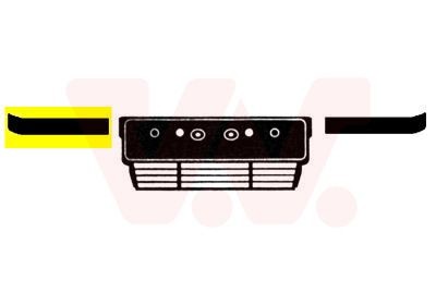 VAN WEZEL Bumperlijst 0635582 VAN WEZEL 0635582 Plaat bumper BMW E30 Touring goedkoop