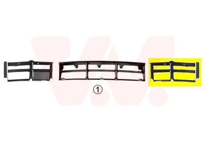 VAN WEZEL Grille de ventilation, pare-chocs 0639591 VAN WEZEL 0639591 Grille de pare-chocs Ford ESCORT d'origine