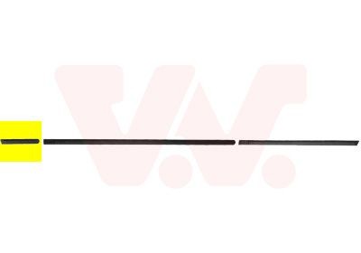 VAN WEZEL Pynte- / beskyttelseslist, skvettskjerm 0640421 VAN WEZEL 0640421 Pynte- / beskyttelseslist, skvettskjerm