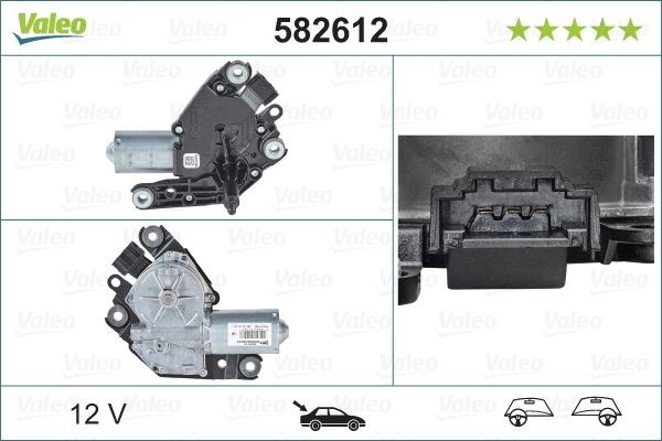 VALEO Wiper motor 582612 VALEO 582612 genuine SKODA FABIA wiper motor price