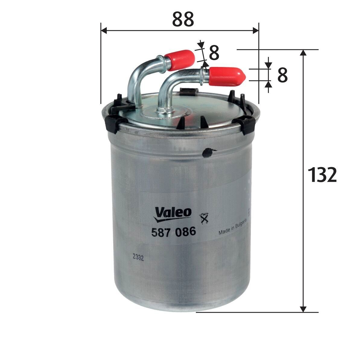 VALEO Filtre à carburant 587086 Seat Mii Filtre à carburant VALEO 587086