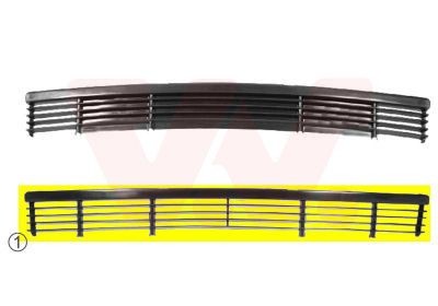 VAN WEZEL Ritilä 0640599 BMW E36 Touring sport-maski VAN WEZEL 0640599