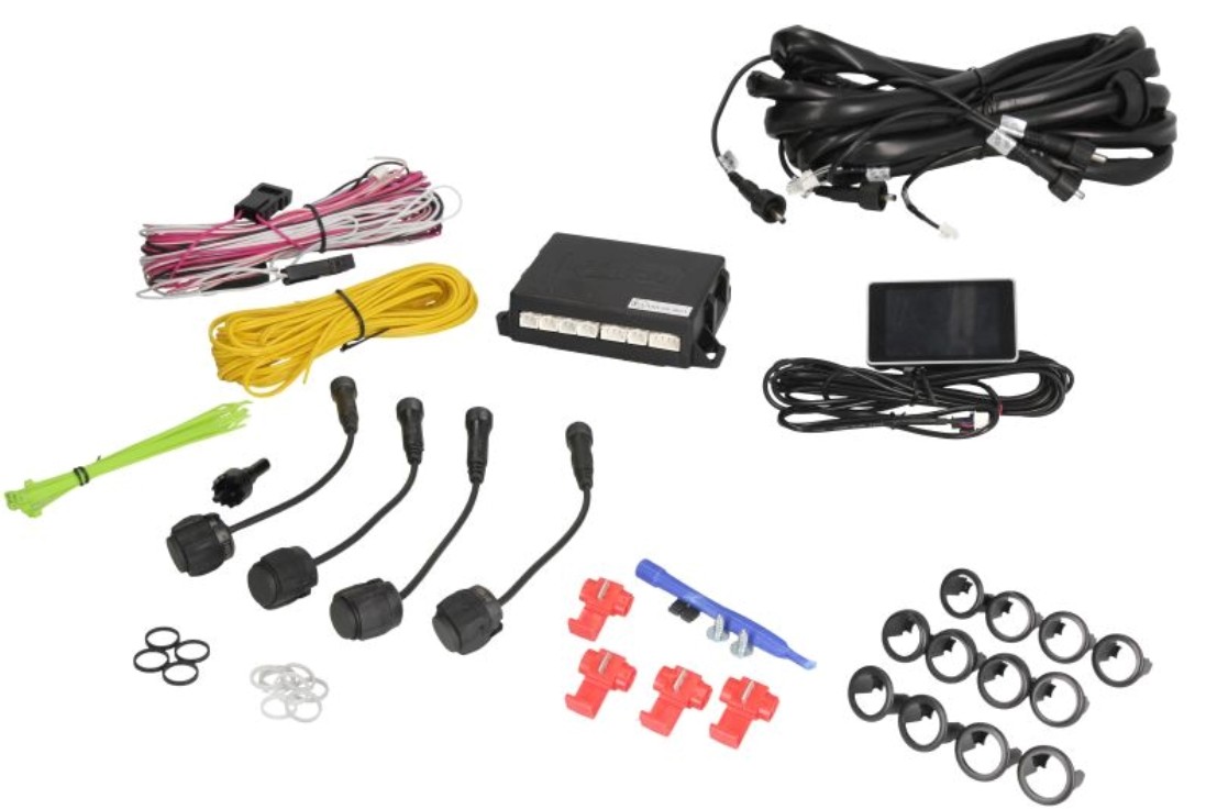 VALEO Parking sensors kit with sensor, Rear, Number of sensors: 4 VALEO 632201 Parking sensors kit Tourneo Courier V769 MPV (N1P) 1.0 EcoBoost 125 hp accessories