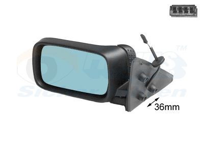 VAN WEZEL Välipeegel 0640807 VAN WEZEL 0640807 Tahavaatepeegel BMW E36 Touring hind