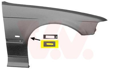 VAN WEZEL Wing fender 0643656 VAN WEZEL 0643656 genuine BMW E36 Compact wings price
