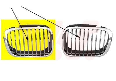 VAN WEZEL Grill 0646518 Sport iluvõre VAN WEZEL 6. Seeria 0646518 odav