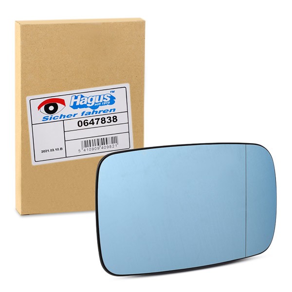VAN WEZEL Spejlglas, udvendig spejl 0647838 Sidespejl glas VAN WEZEL BMW X4 0647838