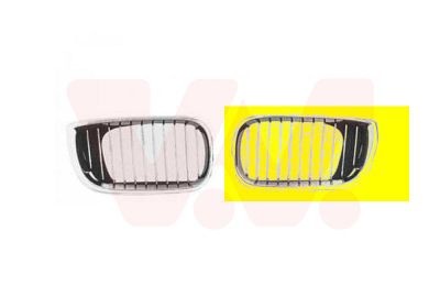 VAN WEZEL Radiator Grille 0649515 BMW X1 VAN WEZEL radiator grille 0649515