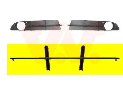 VAN WEZEL Griglia paraurti 0655590 VAN WEZEL 0655590 Griglia paraurti BMW 5 Sedan (E60) 530 xi 272 CV 2007