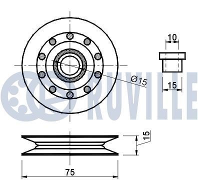 RUVILLE Suojus / palje, iskunvaimentaja 845411 845411 RUVILLE Pohjaanlyöntikumit NISSAN