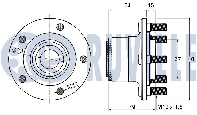 RUVILLE Gommino barra stabilizzatrice 986635 986635 Supporti barra stabilizzatrice RUVILLE Suzuki