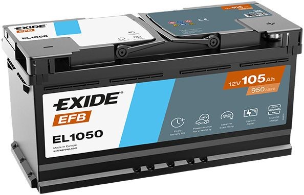 EXIDE Batteria EL1050 EXIDE EL1050 costo Batteria NISSAN Interstar Van (X62B) originale