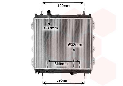 VAN WEZEL Radiateur du moteur 07002083 VAN WEZEL 07002083 Module de refroidissement PT Cruiser Break d'origine prix
