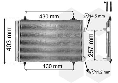 VAN WEZEL Condensatore climatizzatore 09005231 VAN WEZEL 09005231 Radiatore aria condizionata 308 1 serie originale prezzo