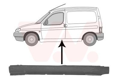 VAN WEZEL Panel 0903101 0903101 Dørpanel VAN WEZEL SAAB 9-5