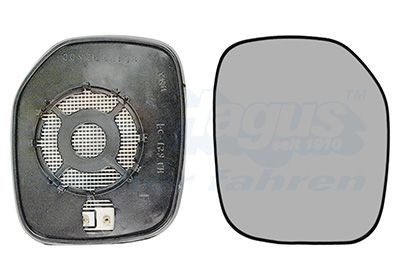 VAN WEZEL Vetro specchio, specchio esterno 0903838 Vetro specchietto retrovisore Peugeot 5F 0903838 VAN WEZEL