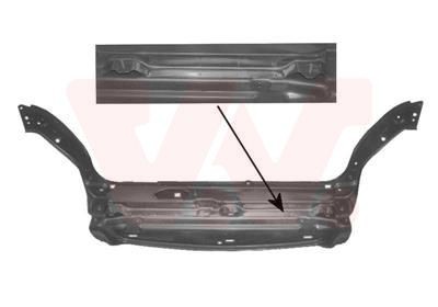 VAN WEZEL Bekleding voorpaneel 0904665 VAN WEZEL 0904665 Voorfront slotplaat Seat IBIZA goedkoop