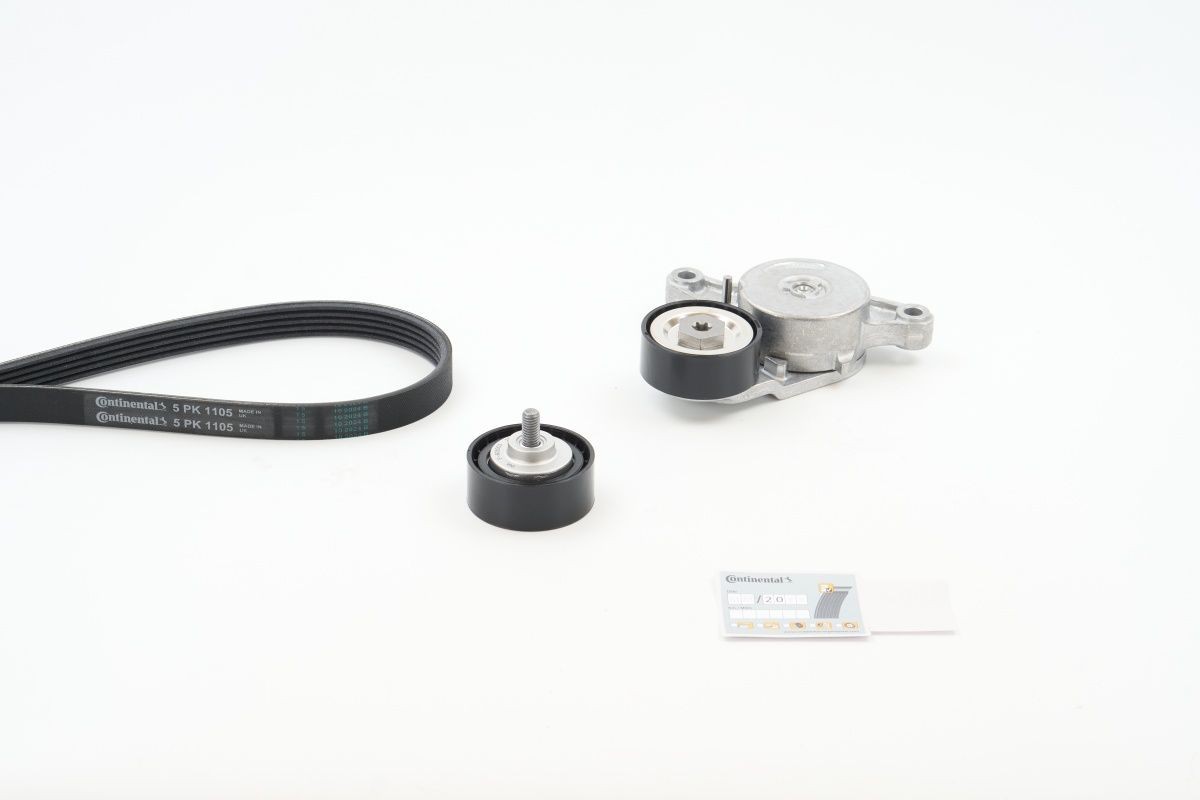 CONTITECH Jeu de courroies trapézoïdales à nervures 5PK1105K1 CONTITECH 5PK1105K1 Courroie striée Poly-V Mini R56 d'origine prix