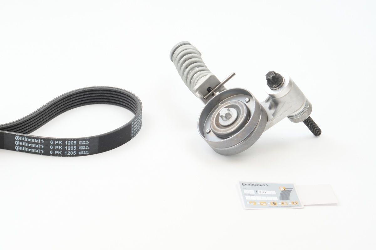 CONTITECH Soonrihmakomplekt 6PK1205K1 CONTITECH 6PK1205K1 Soonrihmakomplekt Opel Meriva B hind