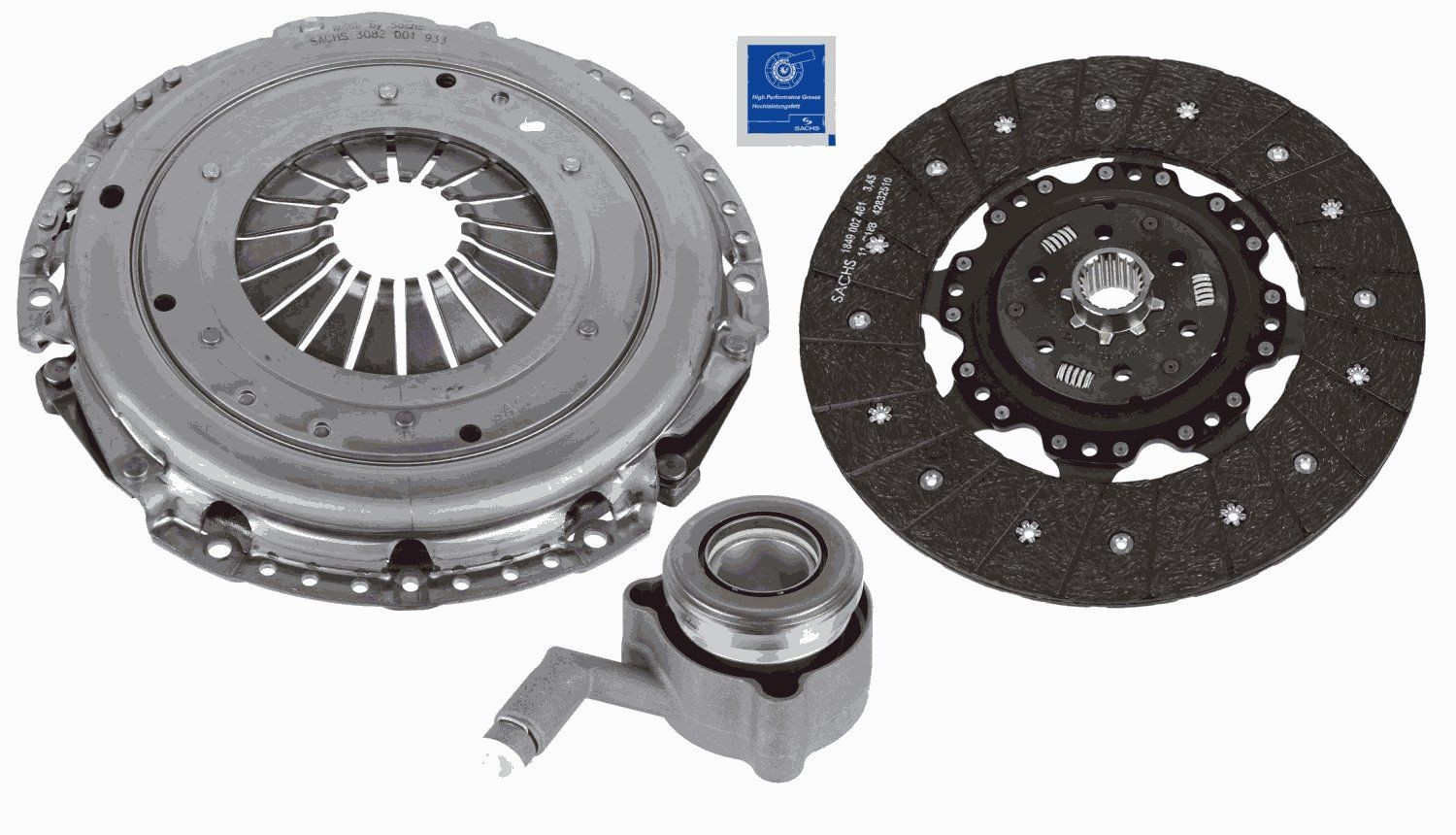 Σετ συμπλέκτη SACHS 3000 990 373 SACHS XTend Kit plus CSC 3000 990 373 Σετ αμπραγιάζ CITROËN JUMPER 2022