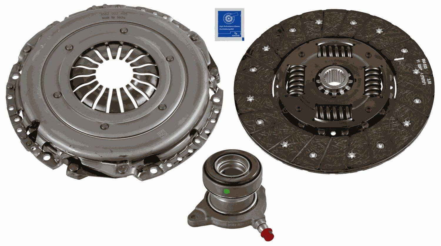 Kit frizione SACHS 3000 990 424 SACHS XTend Kit plus CSC 3000 990 424 Kit frizione LAND ROVER DISCOVERY 2025