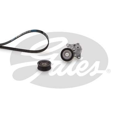 GATES Jeu de courroies trapézoïdales à nervures K166PK2270 Mercedes-Benz VIANO Kit de courroie d'accessoire GATES Micro-V Kit K166PK2270
