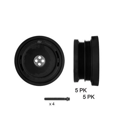 GATES Remskive, veivaksel TVD1038A GATES TVD1038A Remskive veivaksel Discovery 4 L319 billige