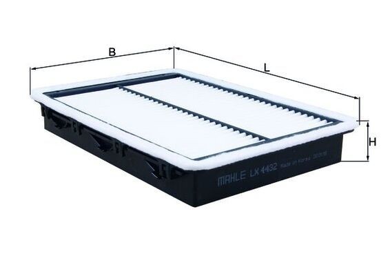 KNECHT Gaisa filtrs LX 4432 LX 4432 Gaisa filtrs HYUNDAI SANTA FE KNECHT