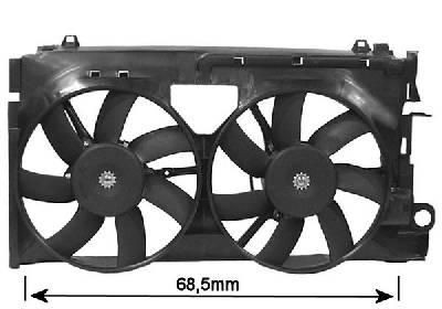 VAN WEZEL Jäähdyttimen tuuletin 0936749 0936749 VAN WEZEL Jäähdyttimen tuuletin PEUGEOT 309