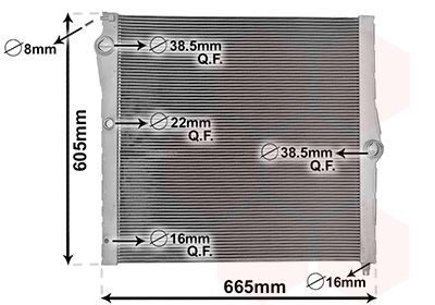 VAN WEZEL Ψυγείο, ψύξη κινητήρα 06012708 VAN WEZEL 06012708 γνήσια Ψυγειο νερου BMW E71 κόστος