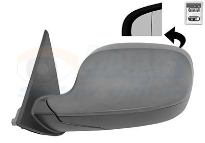 VAN WEZEL Sidespejl 0678807U VAN WEZEL 0678807U Sidespejl BMW 6 Gran Coupe (F06) M6 Competition 600 HK 2016