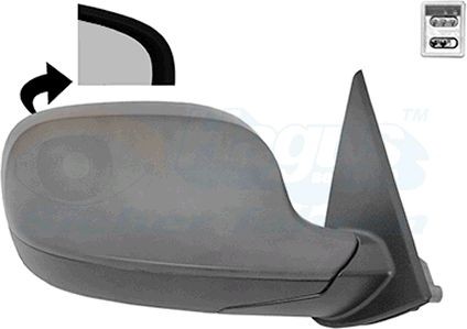 VAN WEZEL Vonkajżie spätné zrkadlo 0678808U VAN WEZEL 0678808U Vonkajżie spätné zrkadlo BMW X6 (F16, F86) xDrive 30 d 249 KS 2017