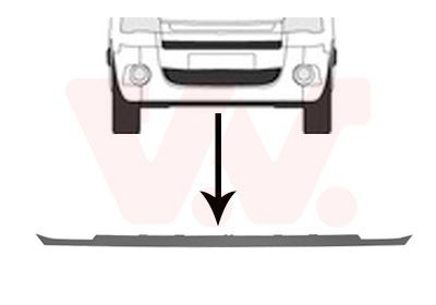 VAN WEZEL Spoiler 0905500 Spoiler pare-choc VAN WEZEL 405 0905500 pas cher