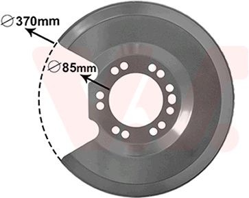VAN WEZEL Flasque de frein 1828373 VAN WEZEL 1828373 Déflecteur disque de frein Ford Mondeo bwy d'origine prix