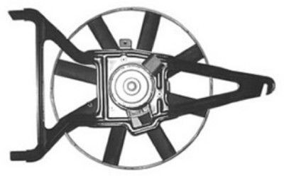 VAN WEZEL Koelventilator 0950746 Mercedes-Benz 123-serie Koelventilator VAN WEZEL 0950746