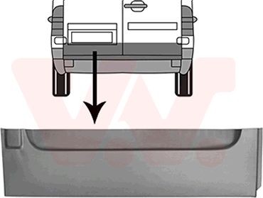 VAN WEZEL Achterklep 3076149 3076149 Achterdeuren SKODA YETI VAN WEZEL